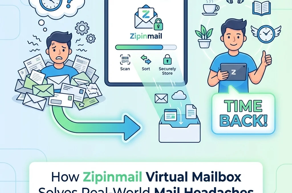 How Zipinmail Virtual Mailbox Solves Real-World Mail Headaches (And Gives You Your Time Back)